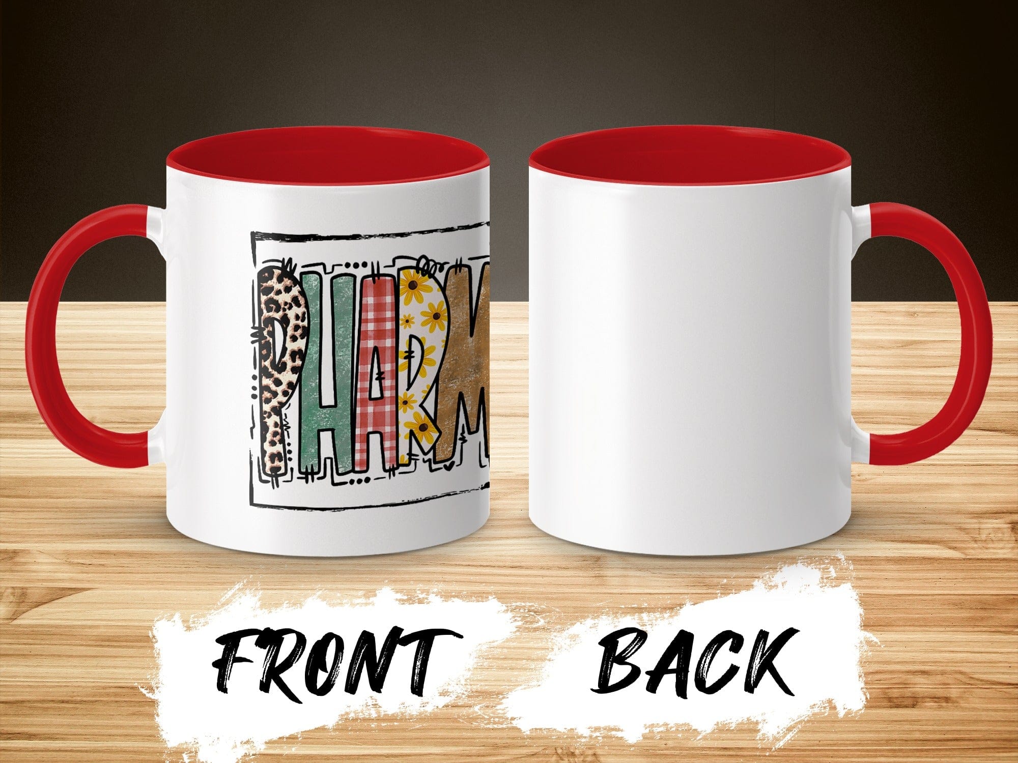 Colorful Animal Print FARM Mug Product