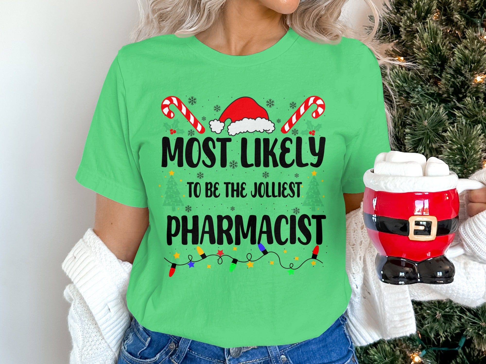 Most Likely to Be the Jolliest Pharmacist T-Shirt