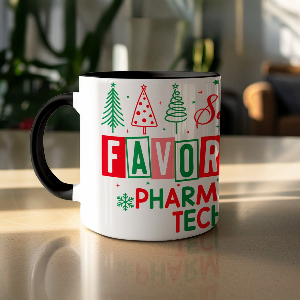 Merry Christmas Favorite Pharmacist Tech Mug