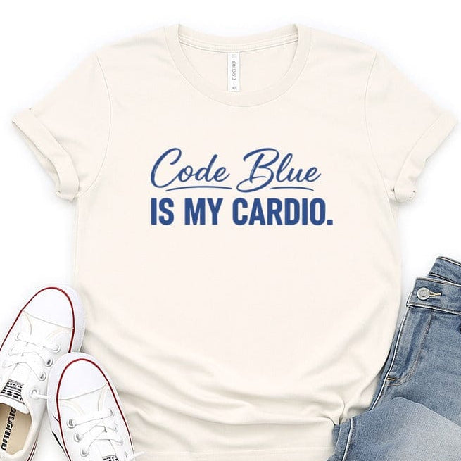 Code Blue Is My Cardio Shirt Casual Wear