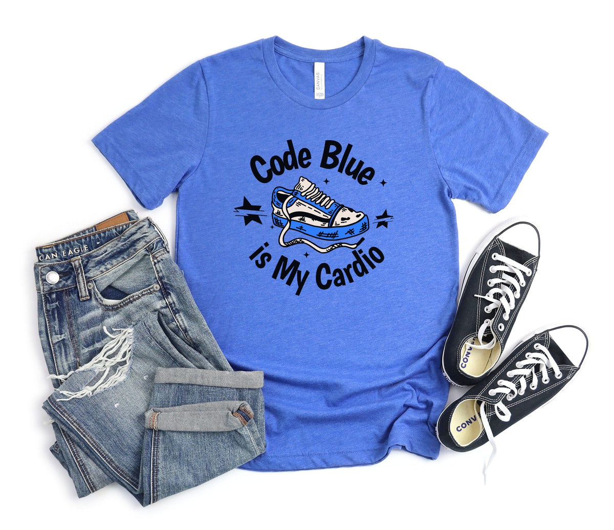 Code Blue is My Cardio Graphic T-Shirt product type