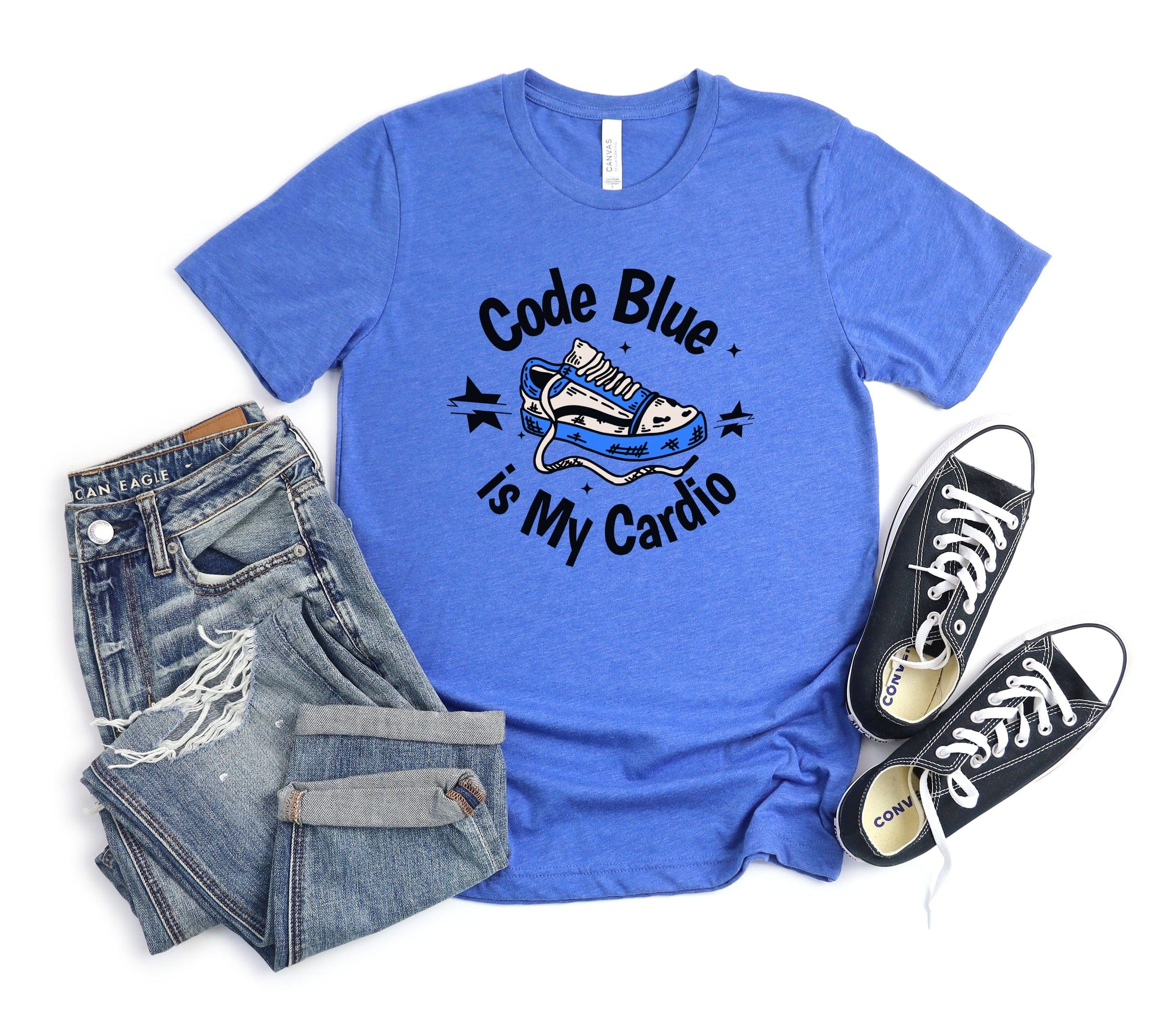 Code Blue is My Cardio Graphic T-Shirt product type