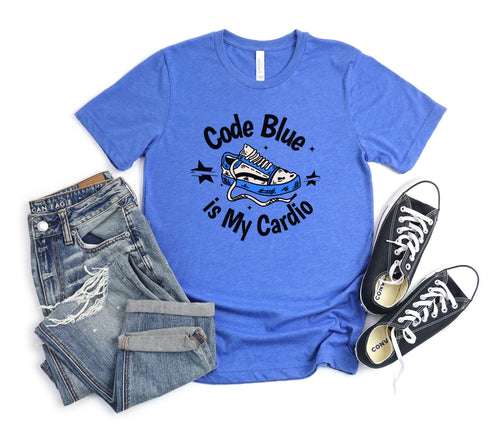Code Blue is My Cardio Graphic T-Shirt product type