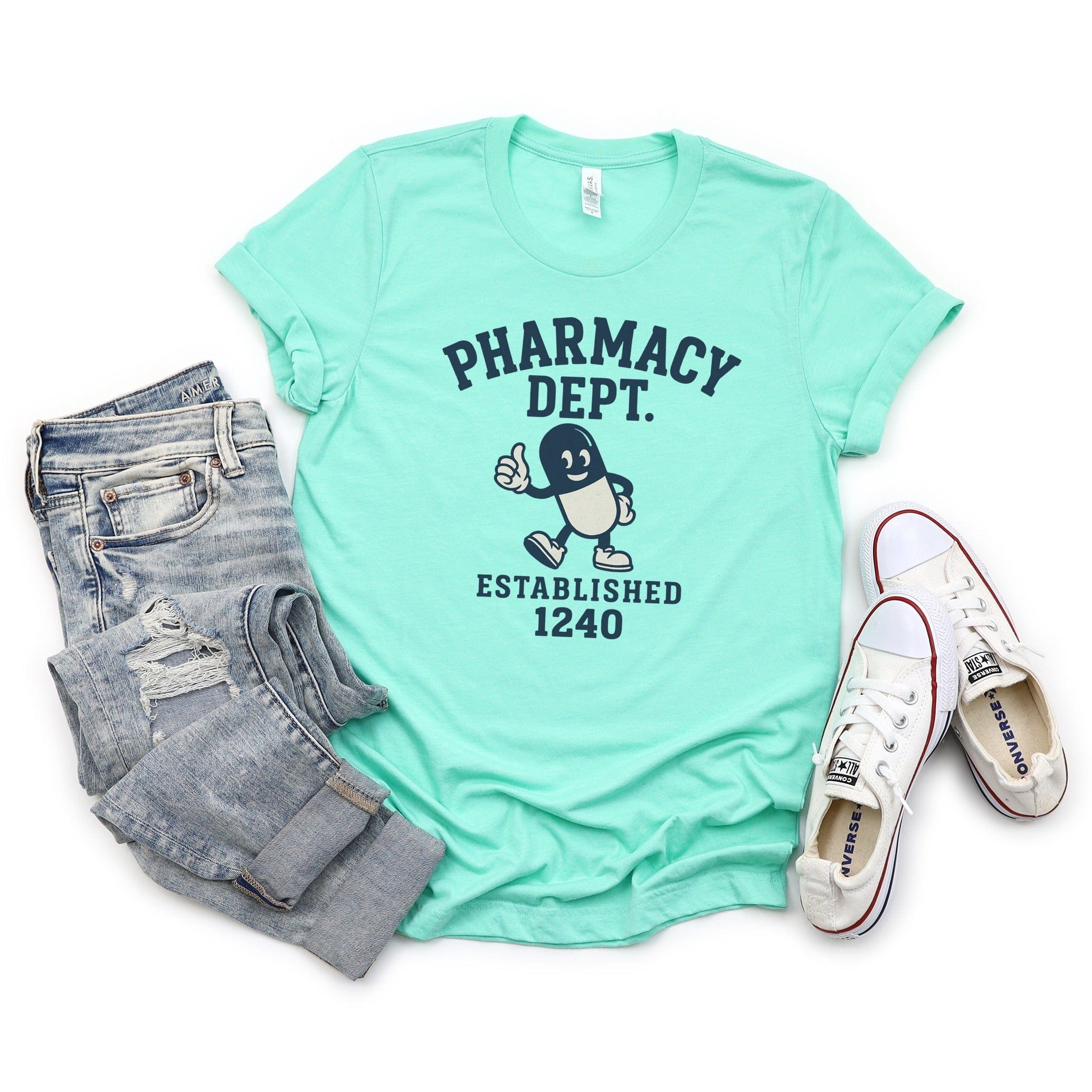 Pharmacy Dept Established 1240 T-Shirt Product