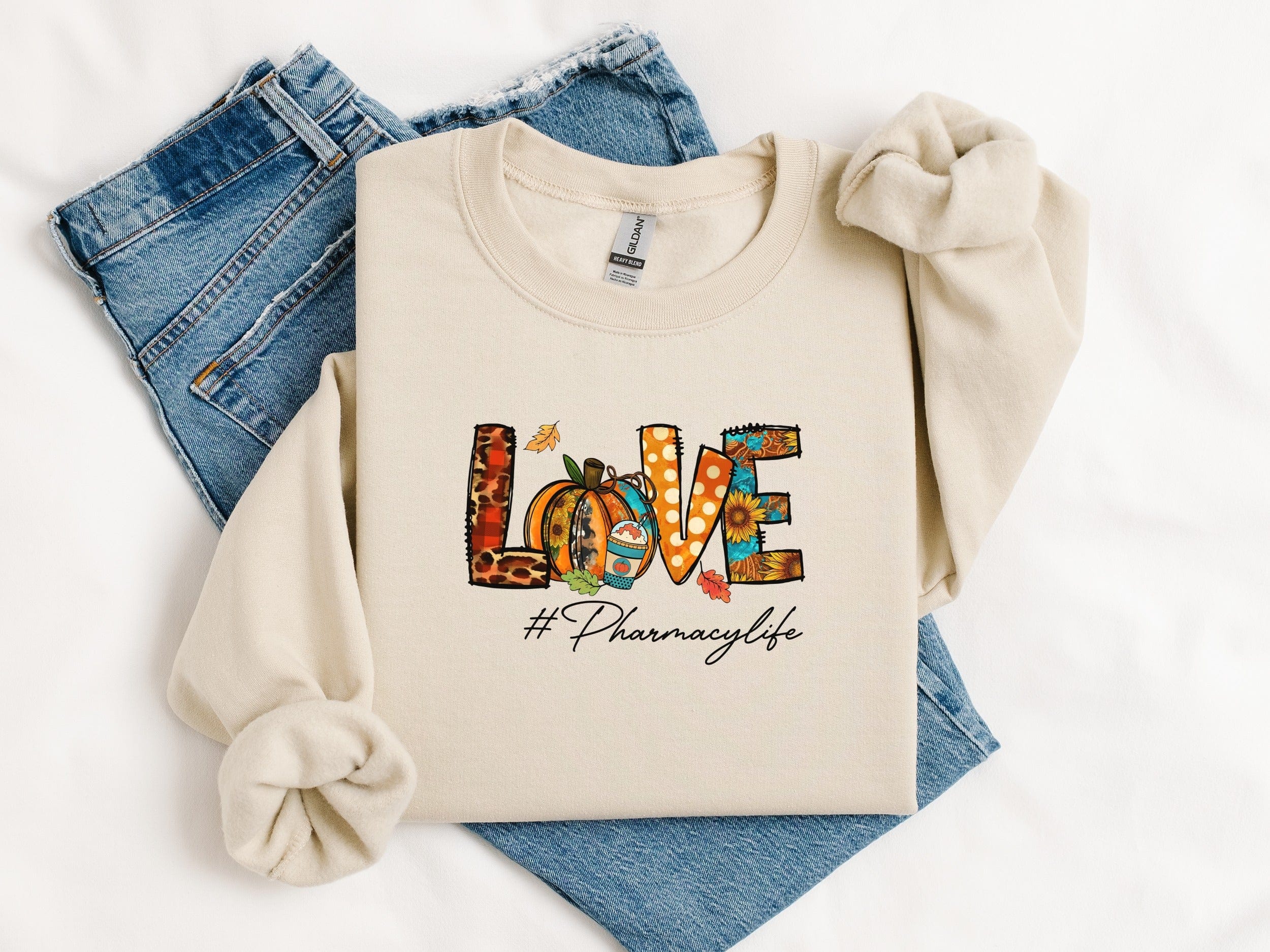 #Pharmacylife Love Graphic Print Casual Shirt product