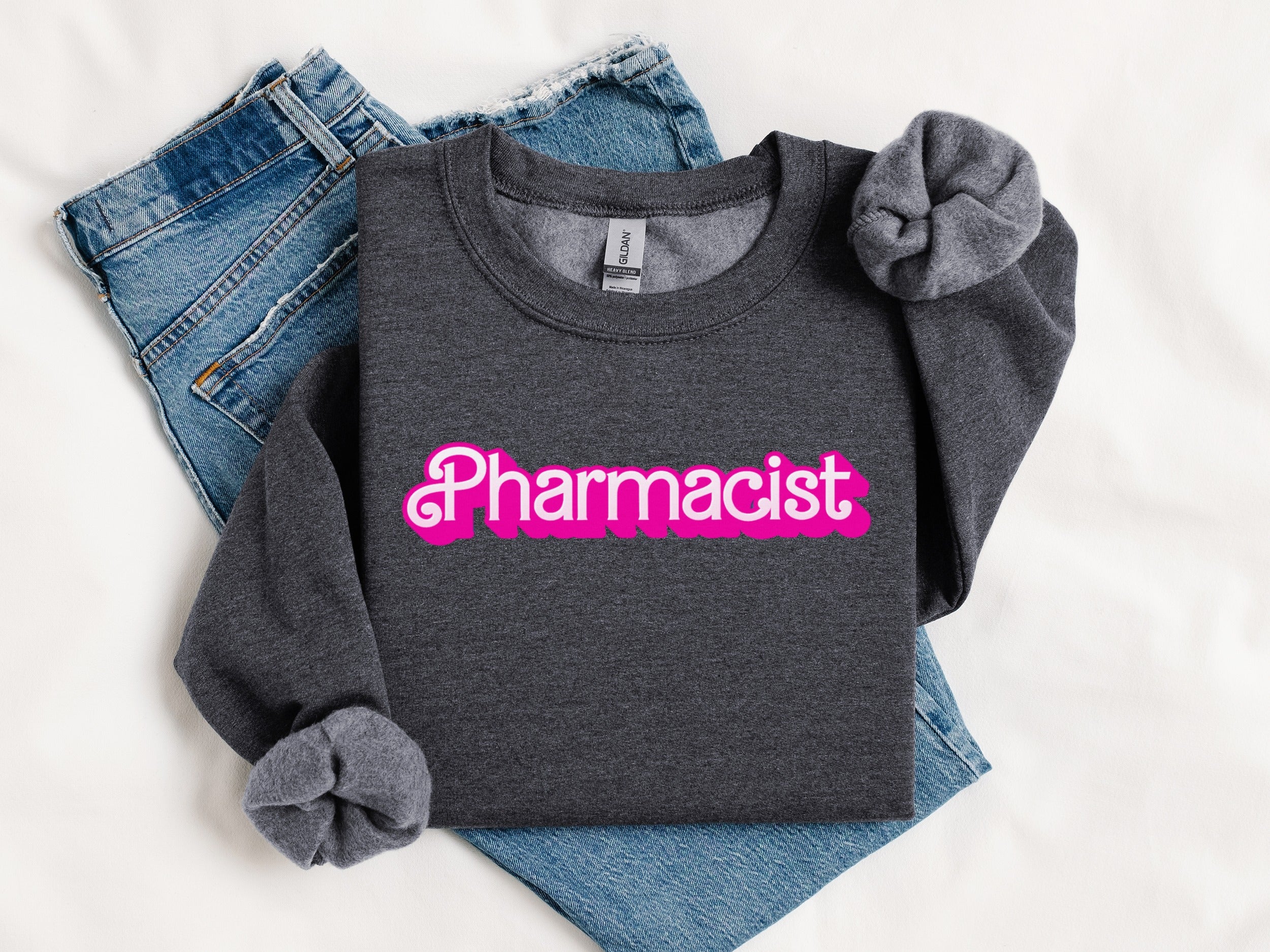 Pharmacist Graphic Sweatshirt Statement Apparel