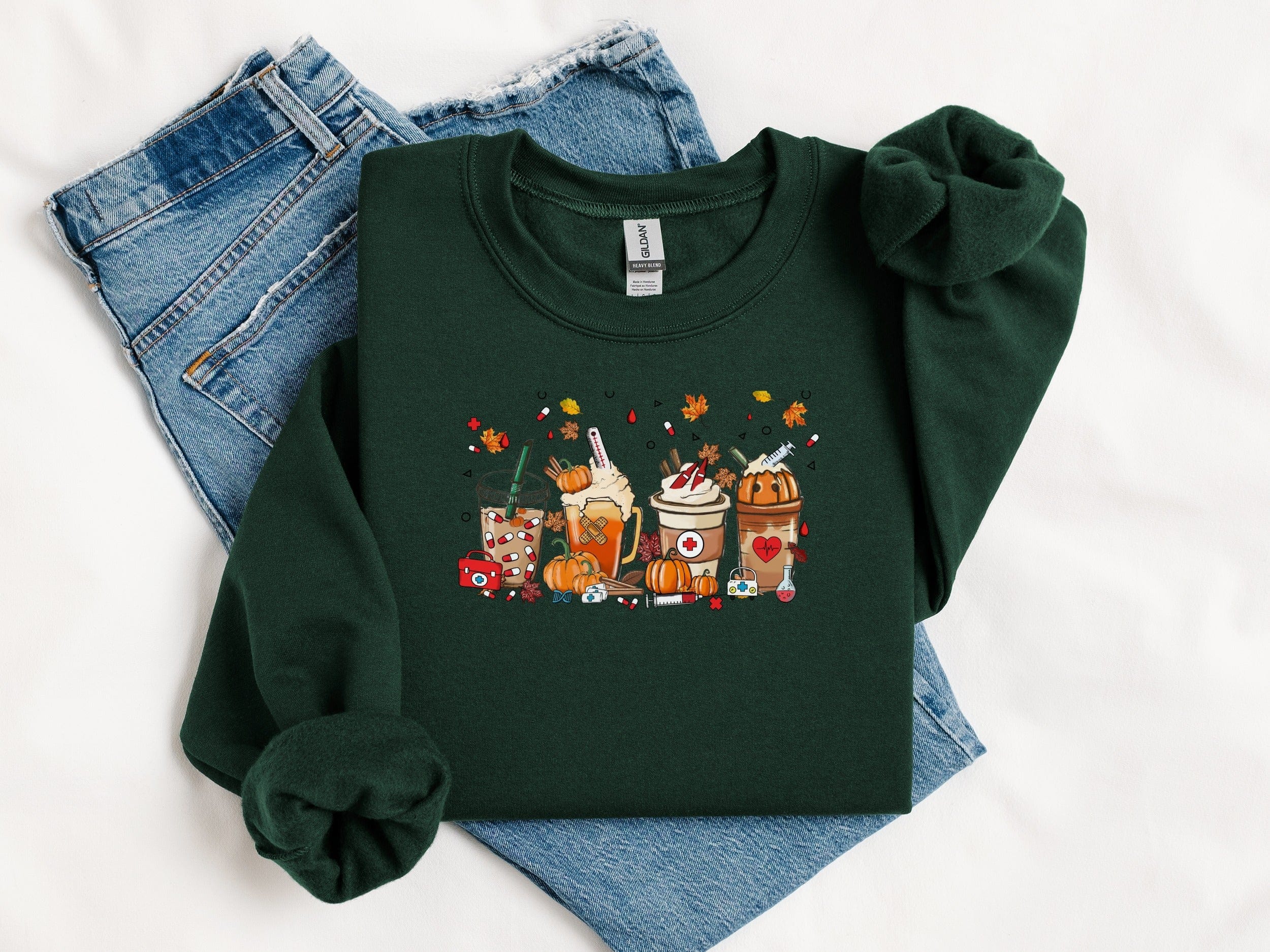 Cozy Fall Drinks Graphic Tee Unisex Sweatshirt product type