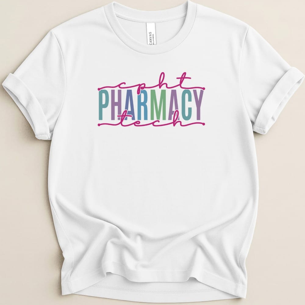 CPhT Pharmacy Tech Script Shirt