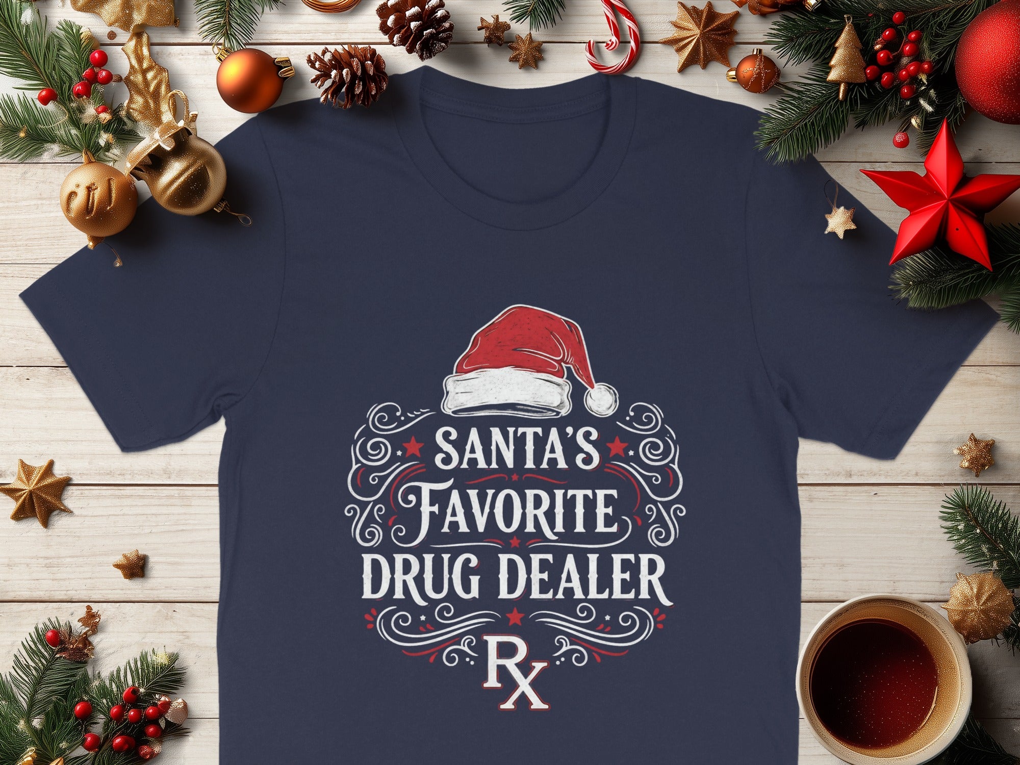 Santa's Favorite Drug Dealer Christmas T-Shirt