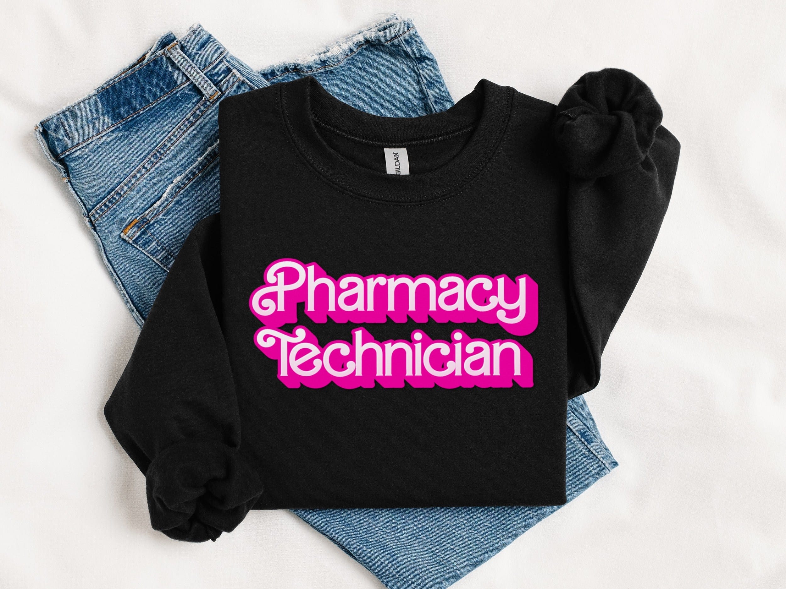 Pharmacy Technician Bold Text Sweatshirt Product