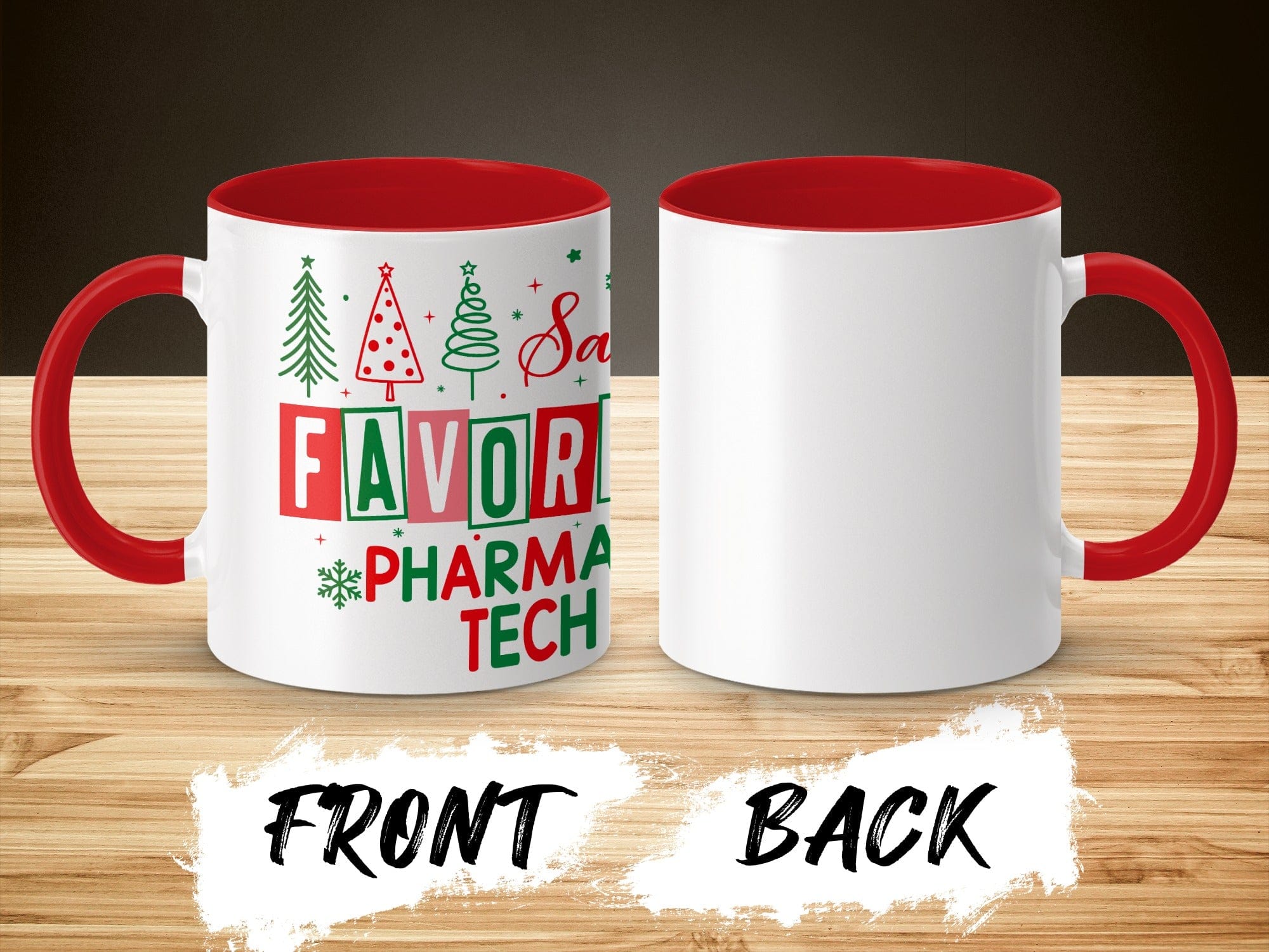 Festive Pharma Tech's Colorful Seasonal Mug Gift
