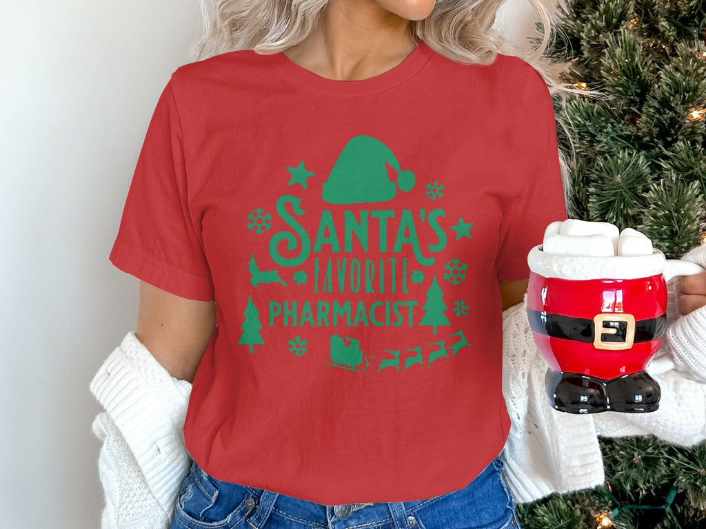 Santa's Favorite Pharmacist Holiday Shirt