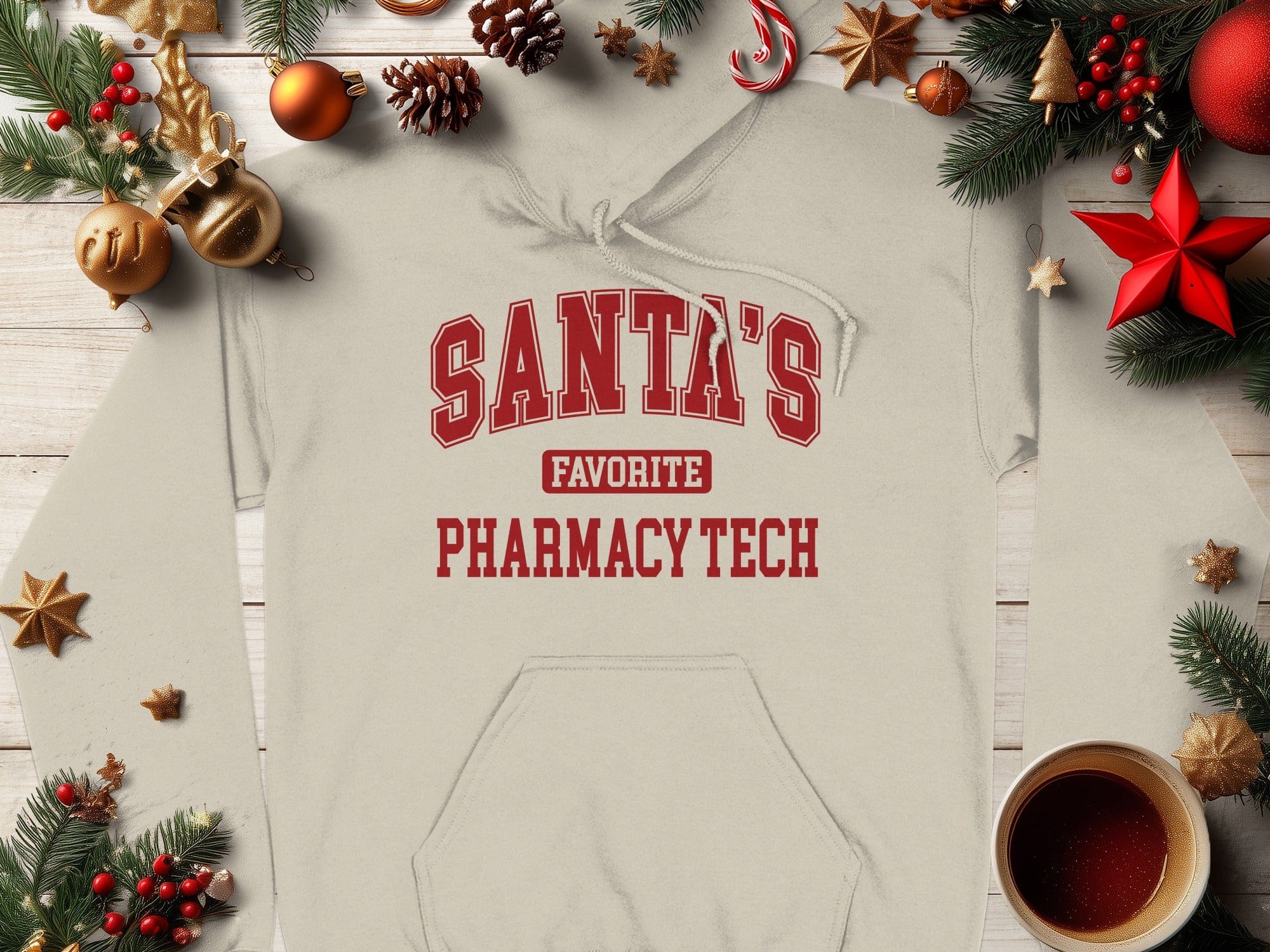 Santa's Favorite Pharmacy Tech Hoodie product
