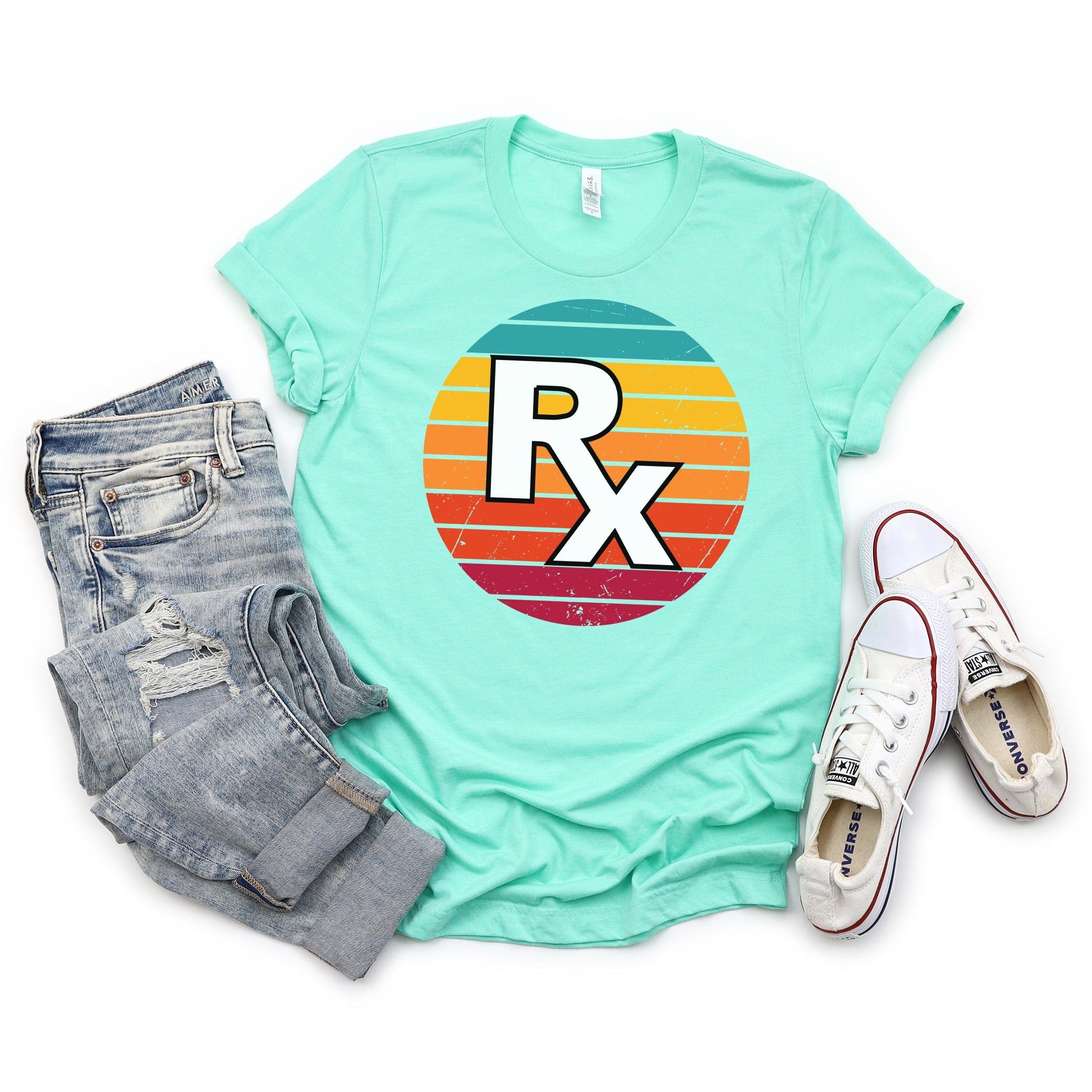 Retro RX Graphic Tee for Stylish Casual Product