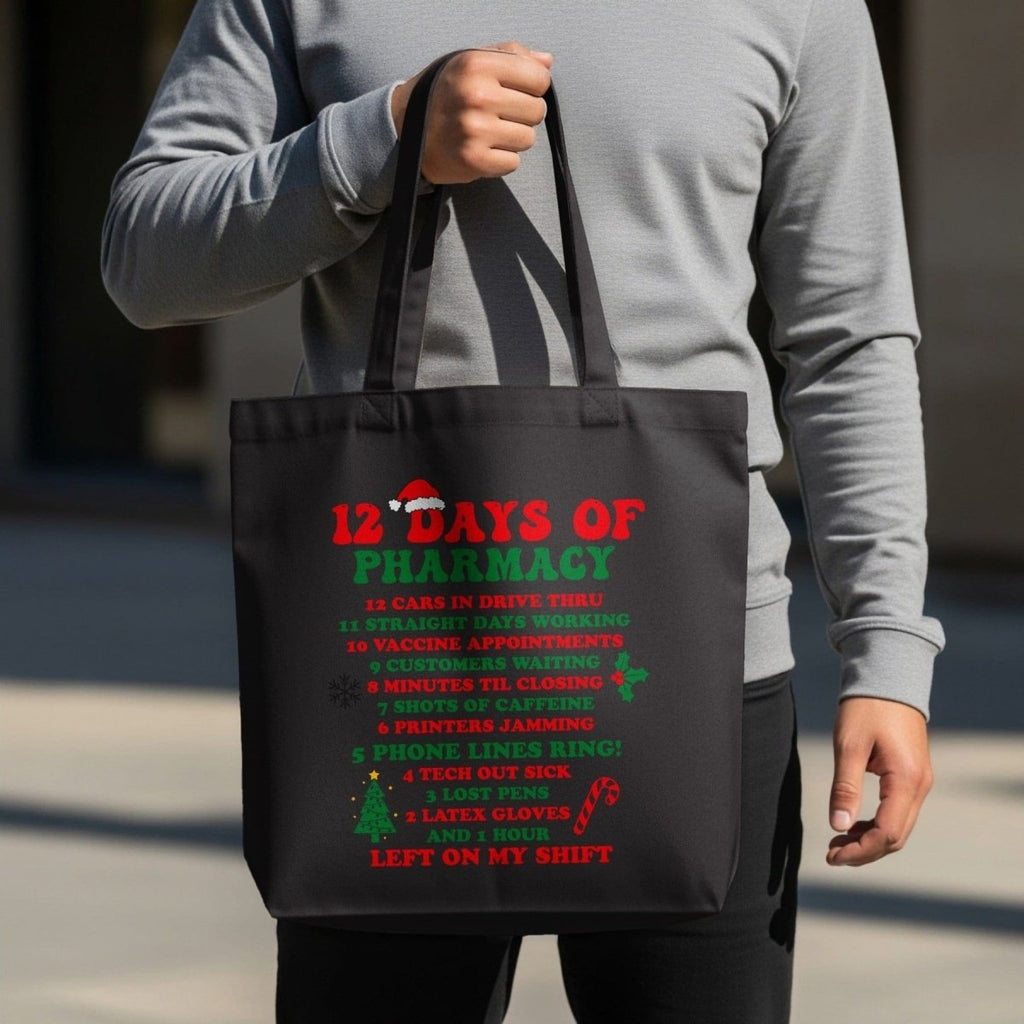 12 Days of Pharmacy Christmas Tote Bag - Adverse Reactions