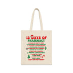 12 Days of Pharmacy Christmas Tote Bag - Adverse Reactions