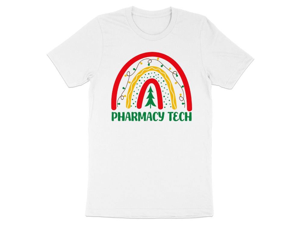 Christmas Rainbow Pharmacy Tech Tee