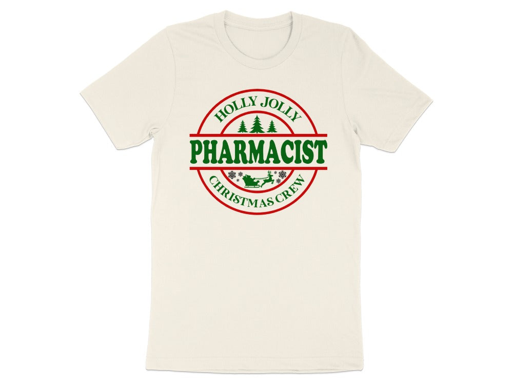 Holly Jolly Badge Pharmacist Tee