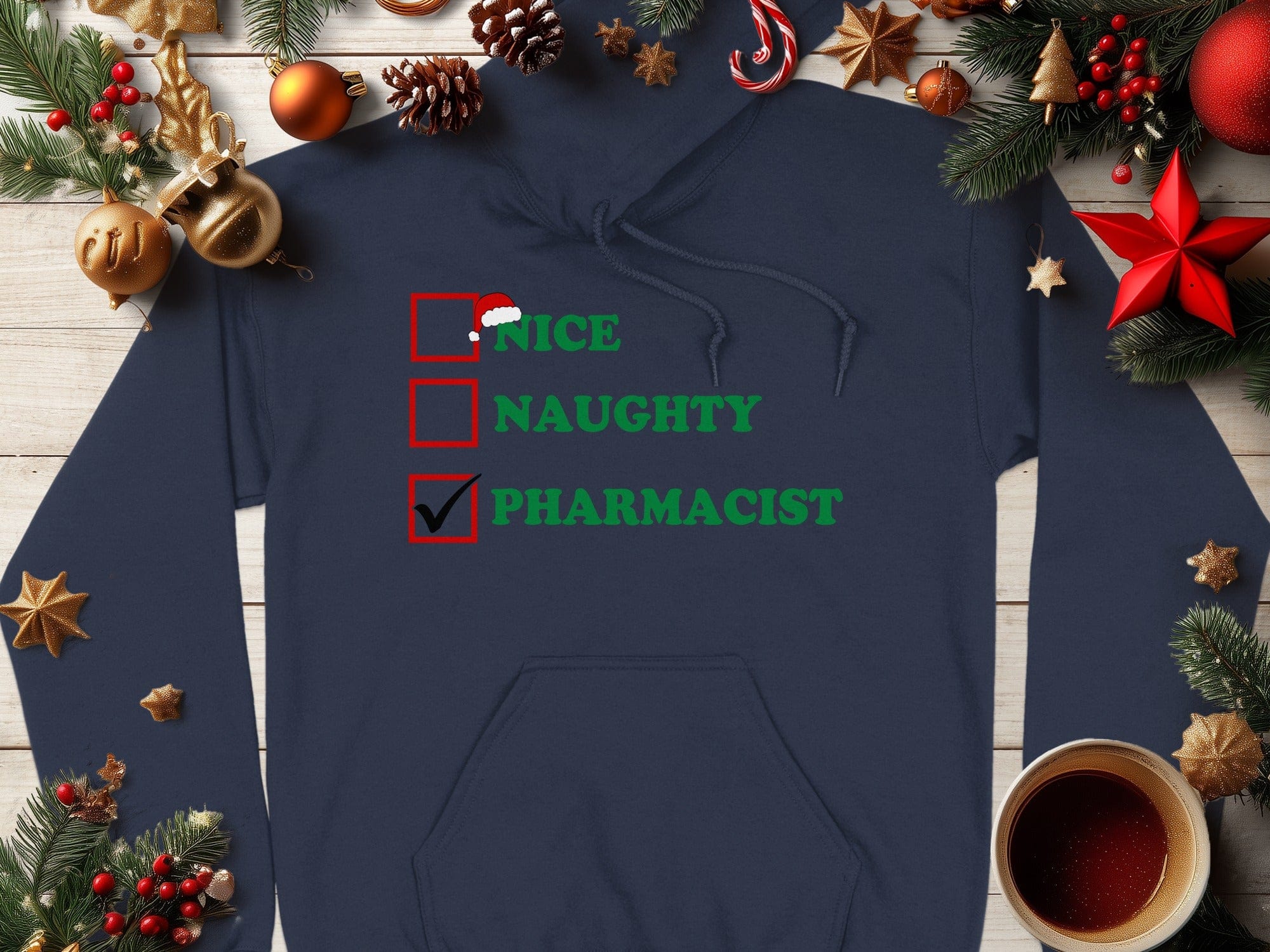 Funny Christmas Hooded Pharmacist Product Type