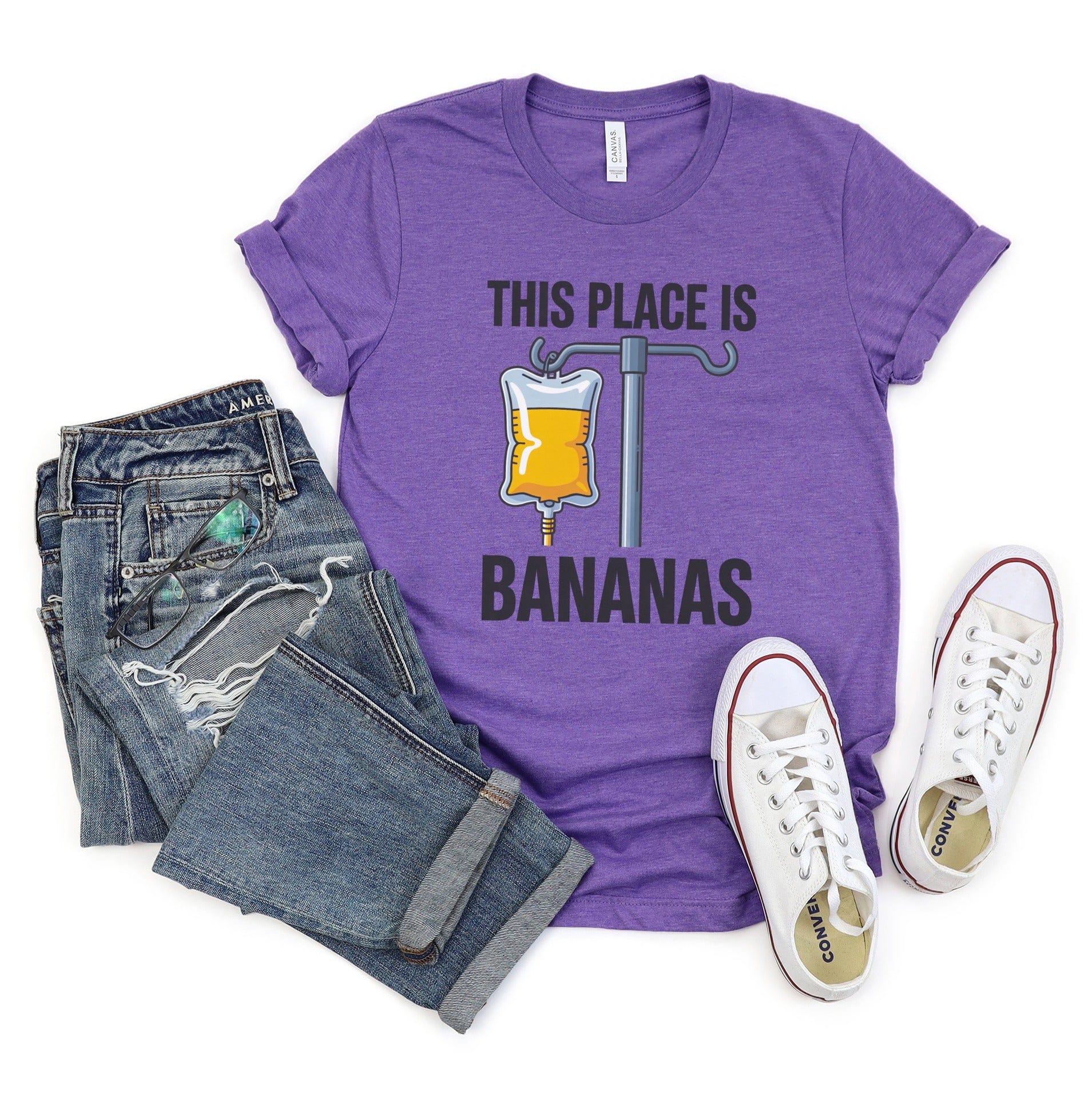 This Place is Bananas Funny Graphic Tee product type