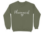 Pharmacist Heart Script Sweatshirt & Hoodie