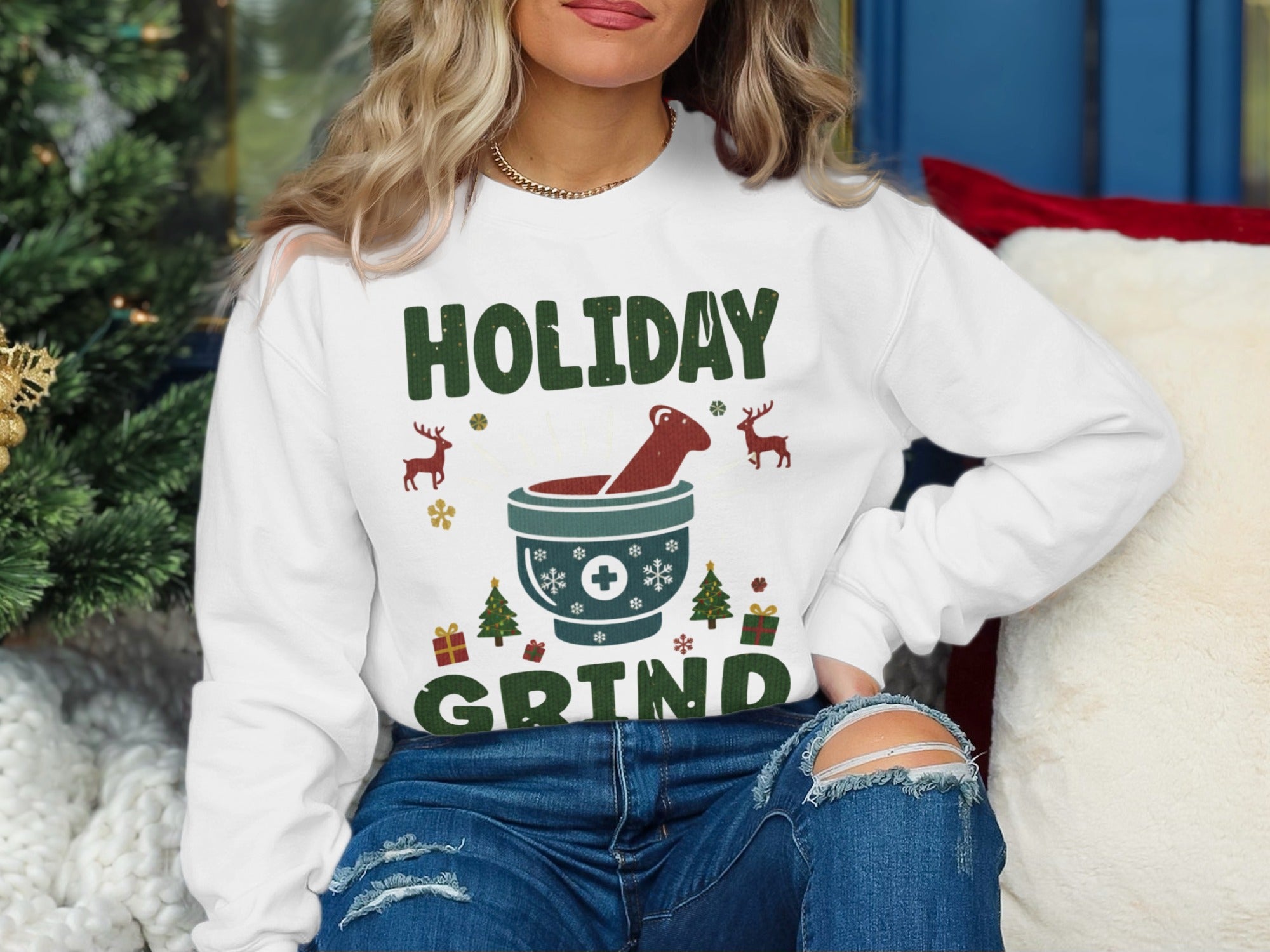 Holiday Grind Festive Sweatshirt Product
