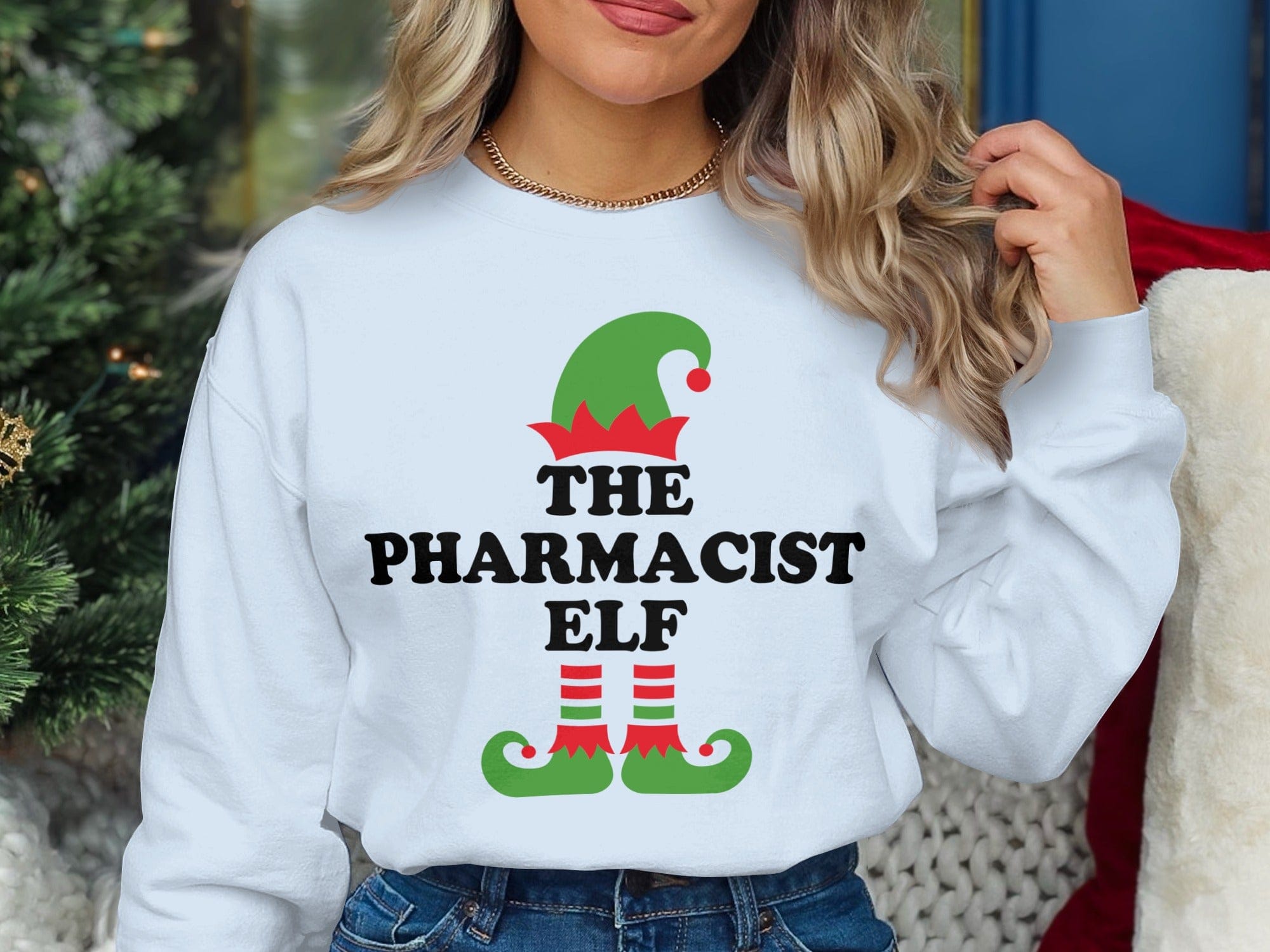 The Pharmacist Elf Graphic Sweatshirt