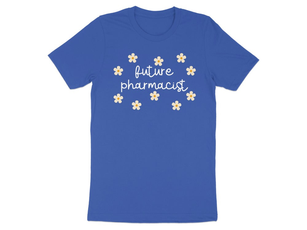 Future Pharmacist Floral Script Tee