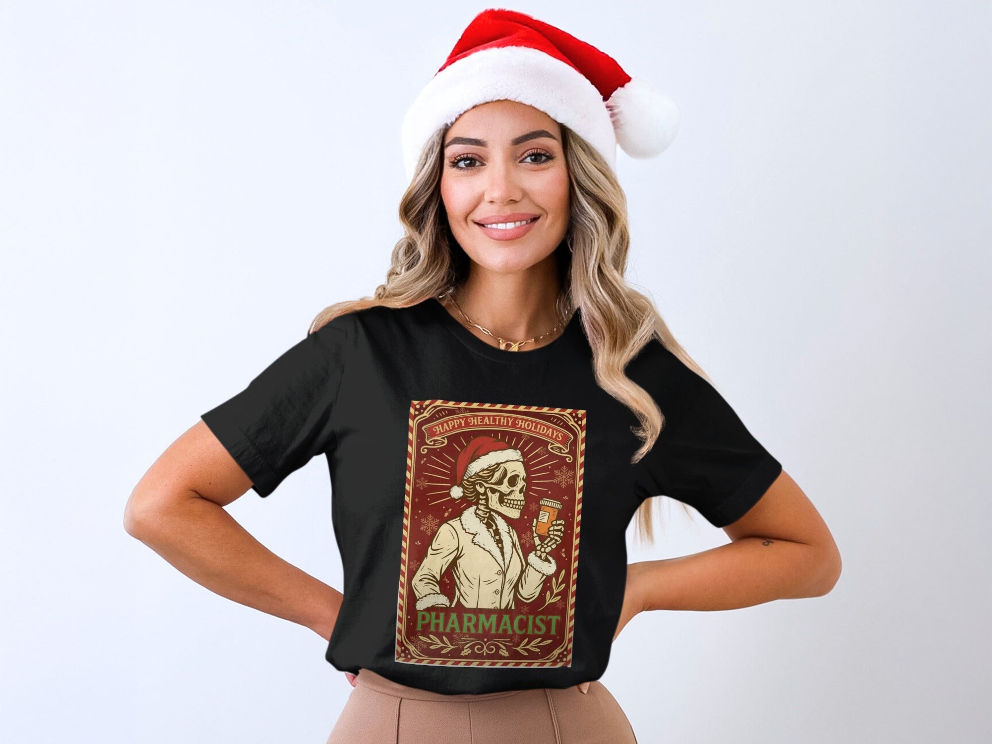 Happy Healthy Holidays Pharmacist 2023 T-Shirt