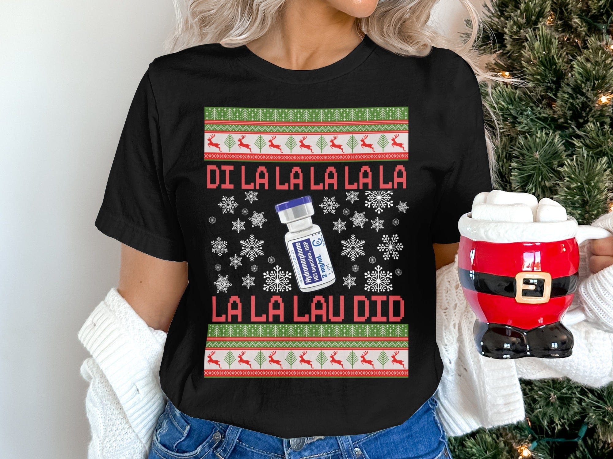 Creative Christmas Themed Ugly Holiday Shirt product