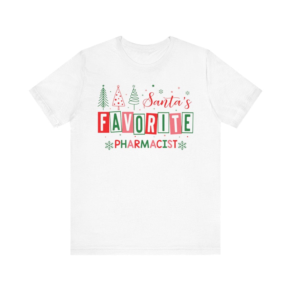 Santa's Favorite Pharmacist Christmas T-shirt product