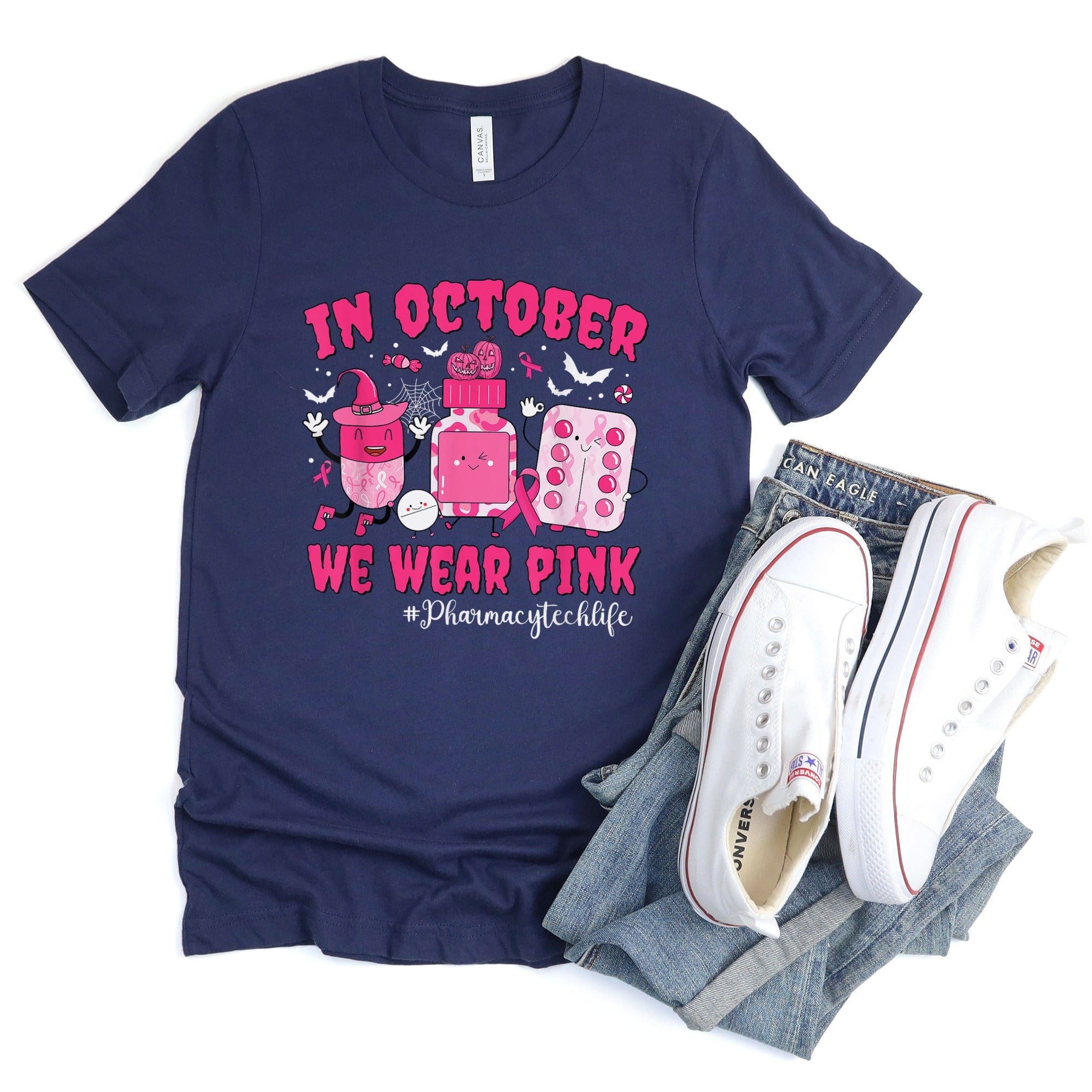 Support Breast Cancer Awareness in October TShirt product