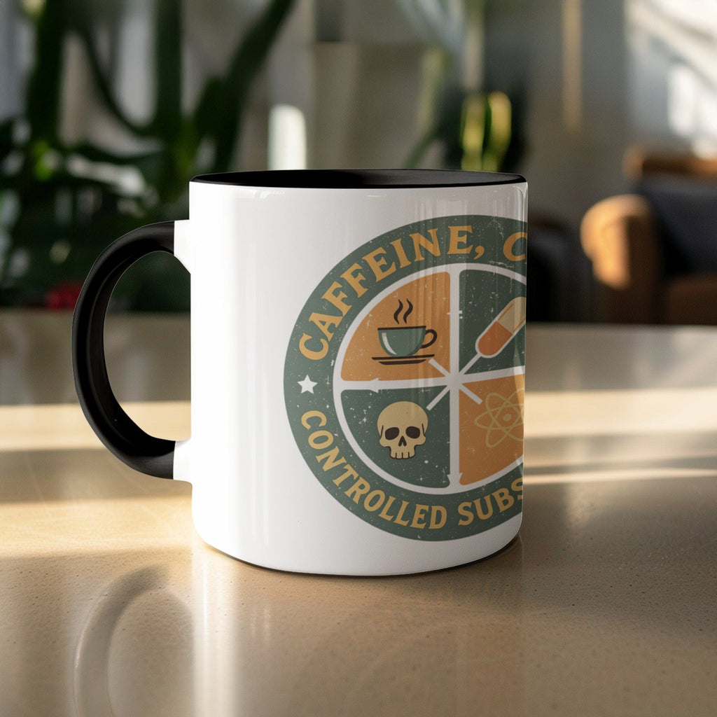 Caffeine Controlled Substance Mug for Coffee Lovers