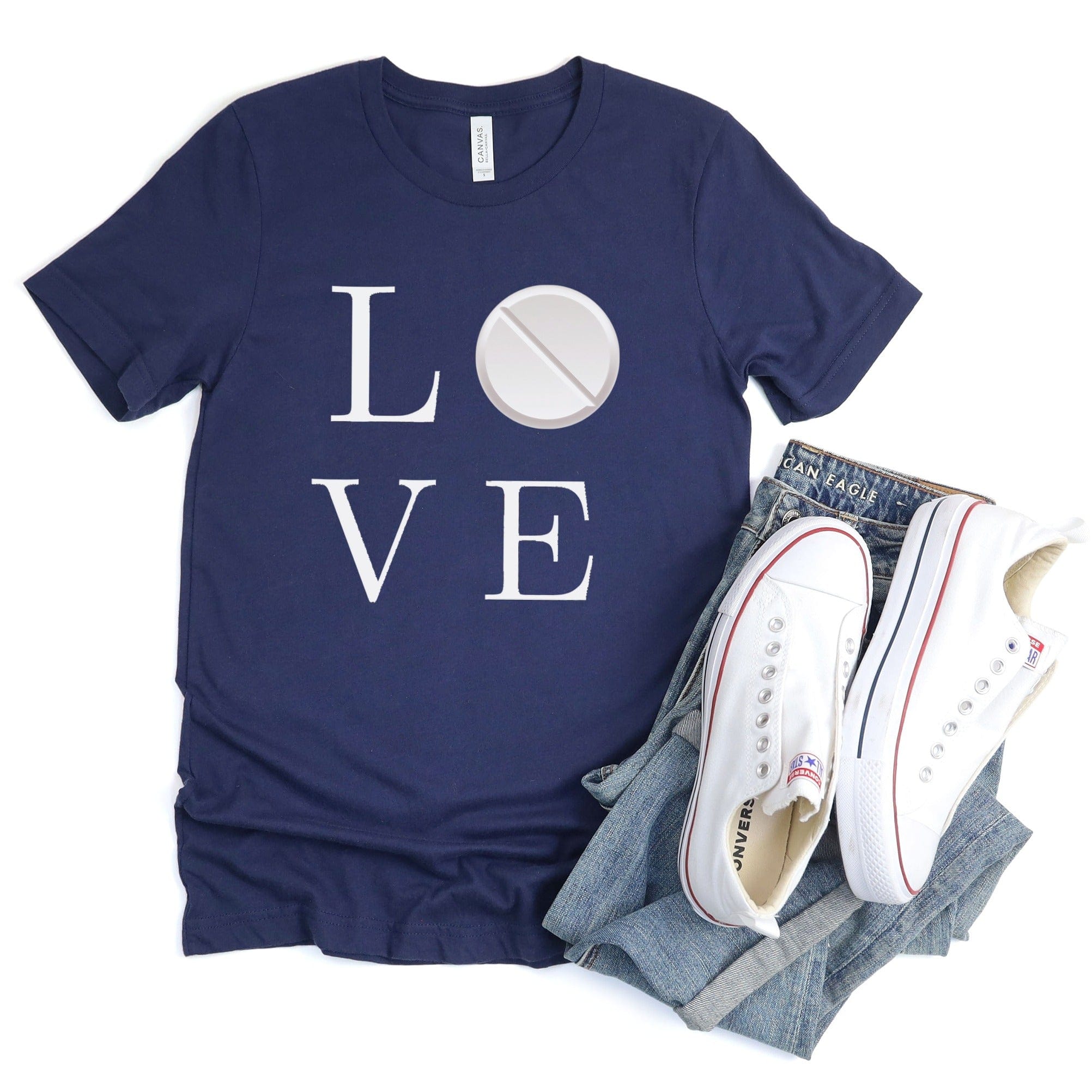 Love Design with Pill Accent T-Shirt product