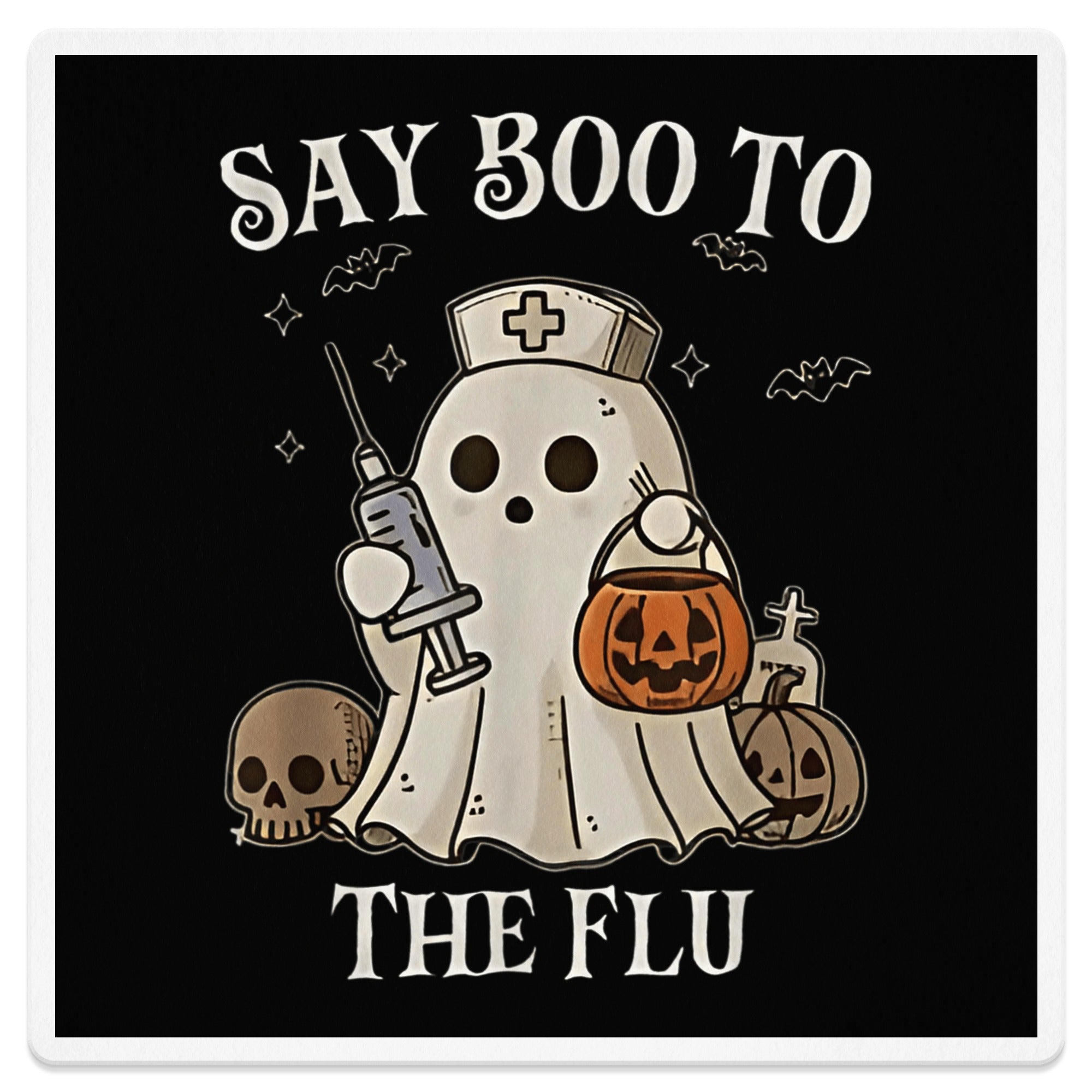 Say Boo To The Flu Halloween Ghost product