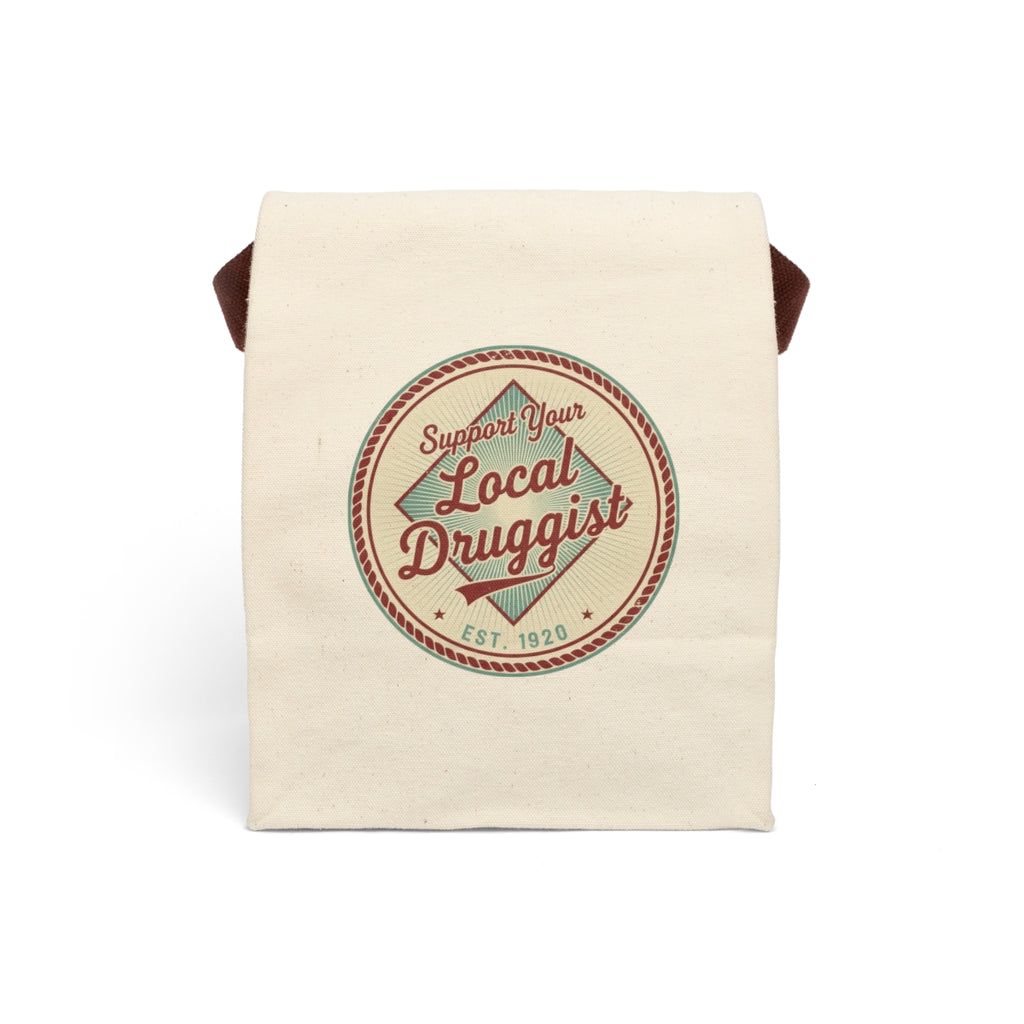 Support Your Local Druggist Est 1920 printed bag
