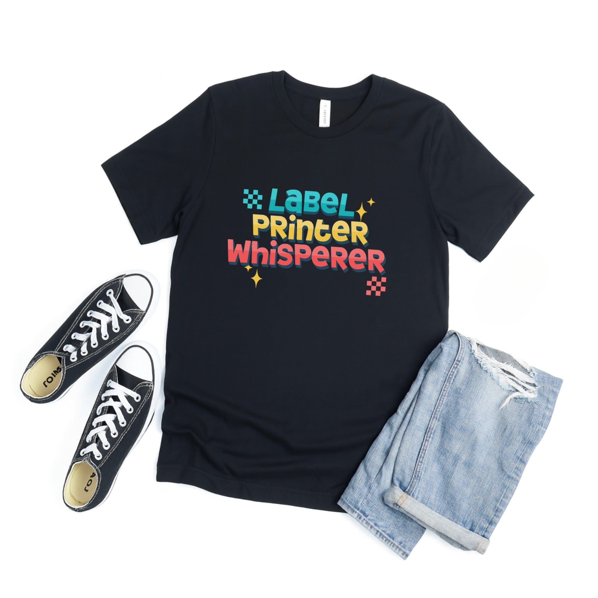 Label Printer Whisperer Graphic T-Shirt product type