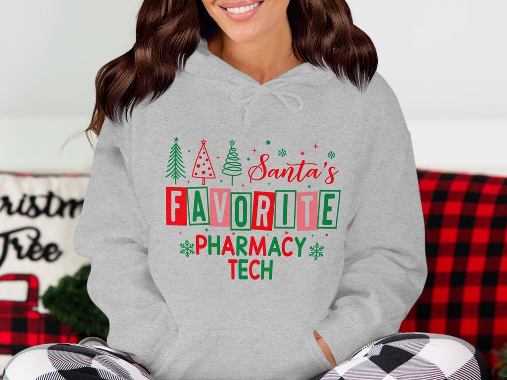 Santa's Favorite Pharmacy Tech Hoodie product type