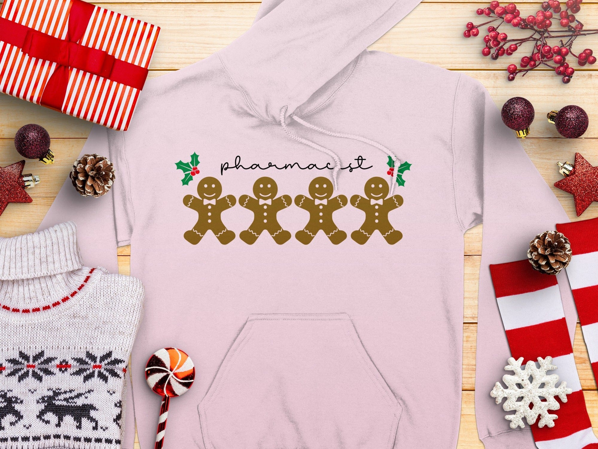 Gingerbread Pharmacist Graphic Hoodie product