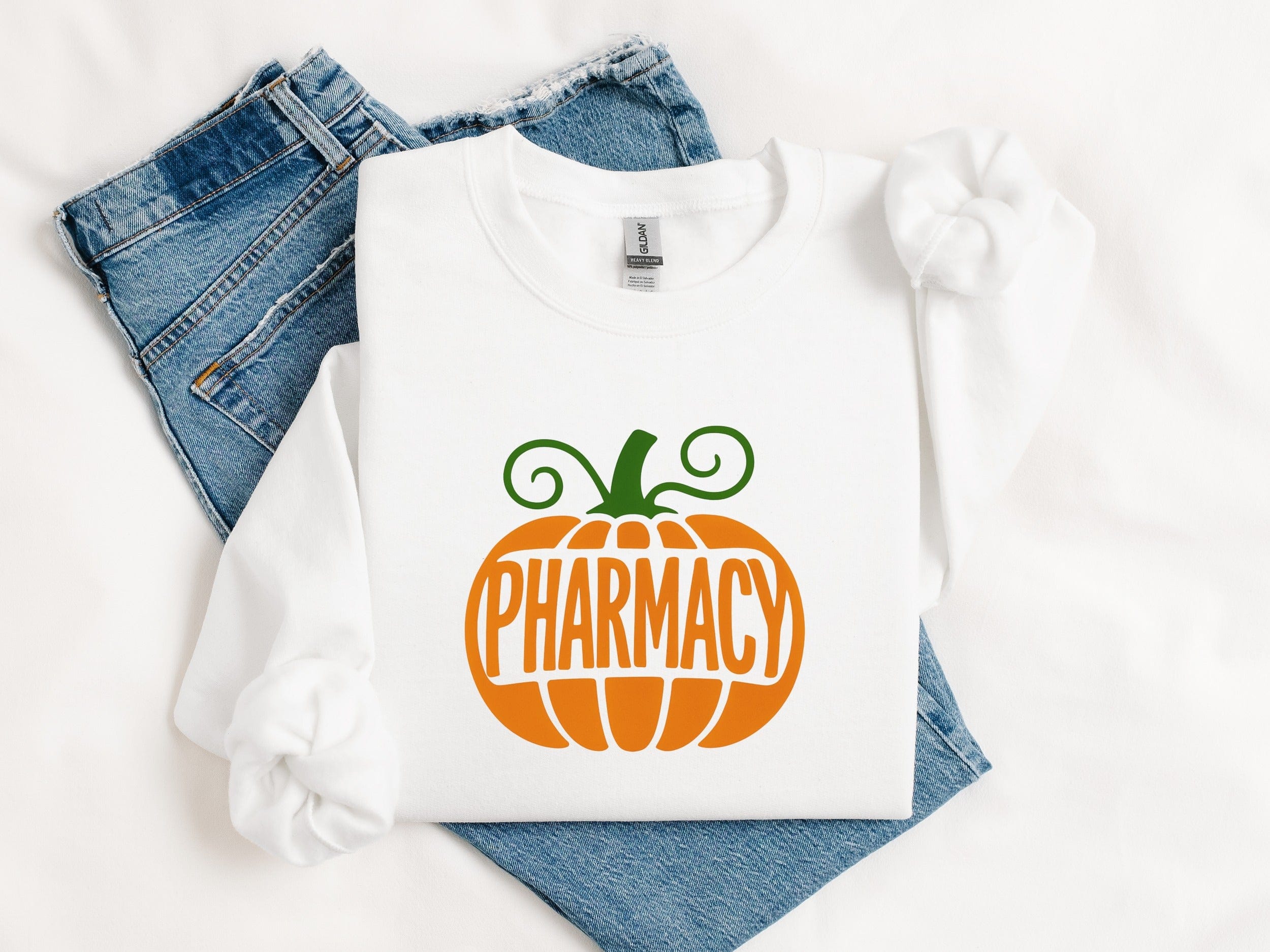 Pharmacy Pumpkin Graphic White Shirt product