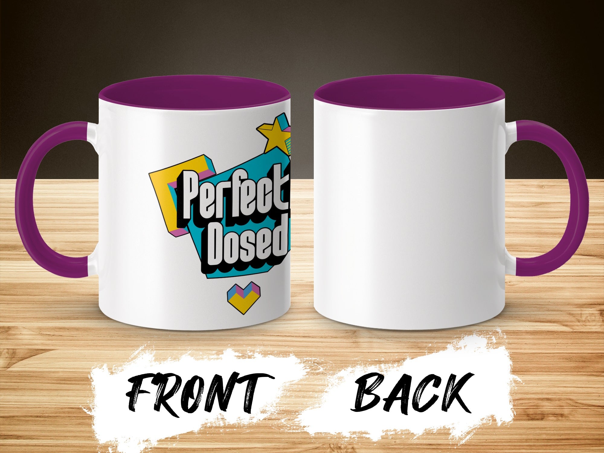 Perfect Dosed Colorful Design Coffee Mug