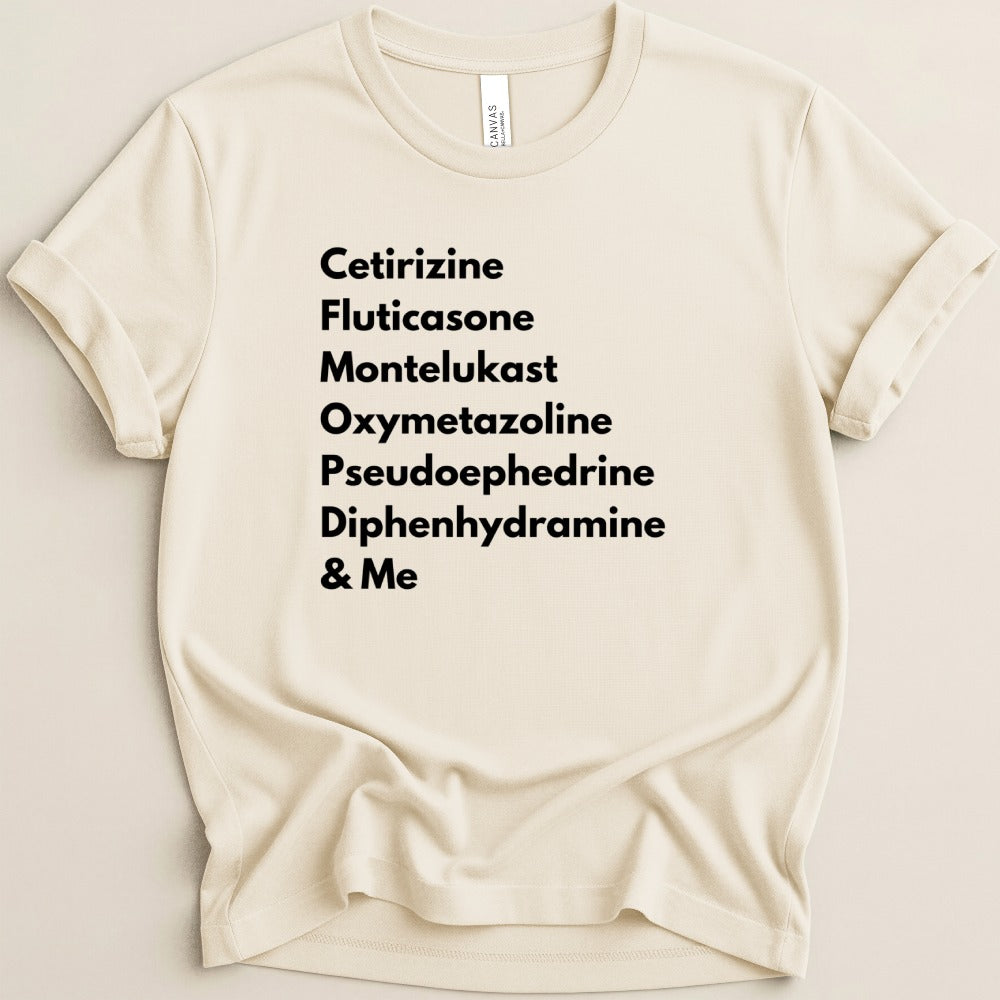 Allergy Season Survival List Tee
