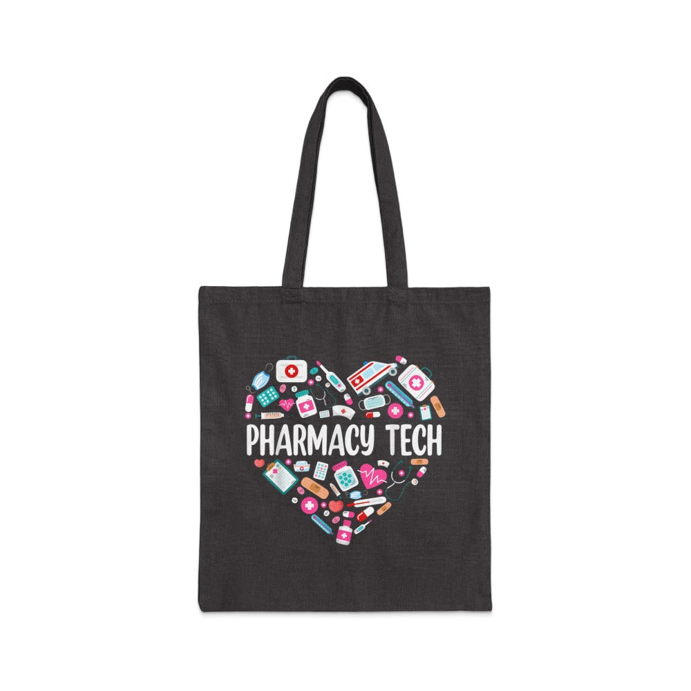 Pharmacy Tech Heart Tote Bag