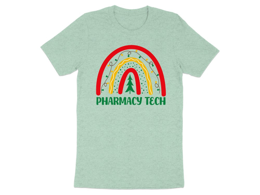 Christmas Rainbow Pharmacy Tech Tee