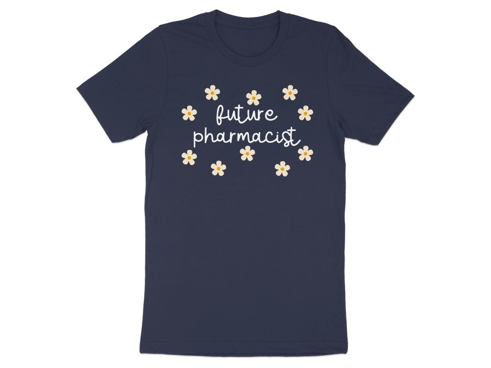 Future Pharmacist Floral Script Tee