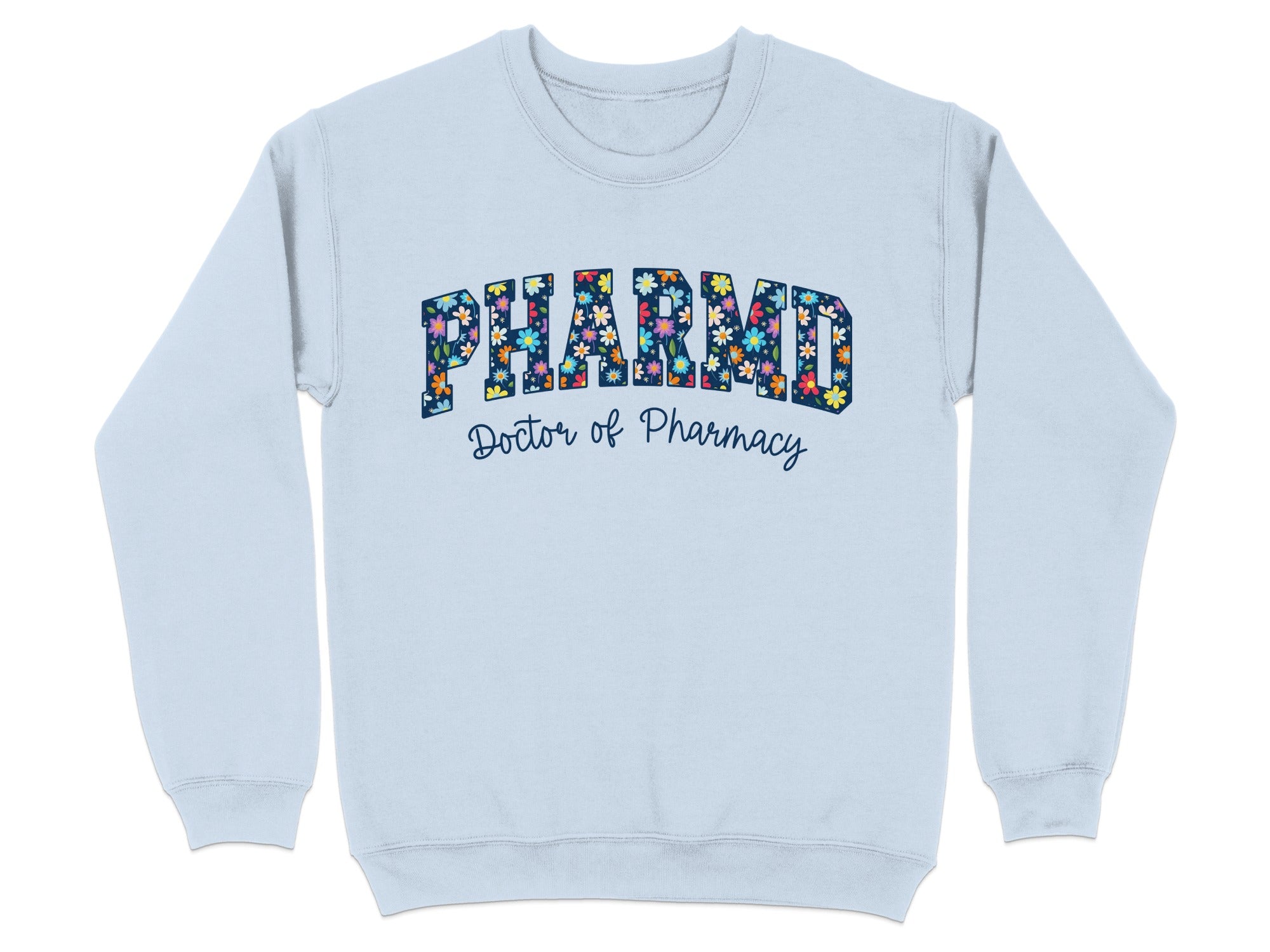 PHARMD Doctor of Pharmacy Floral Design product type
PHARMD
Doctor of Pharmacy
Pharmacy Student
Pharmacist Gift
Graduation Gift
Future Pharmacist
Floral Design
Flower Print
Sweatshirt
Crewneck
Pullover
Light Blue
Medical Student
Health Care
University Apparel
College Gear
School Spirit
Unique Gift
Aesthetic Design
Professional Degree