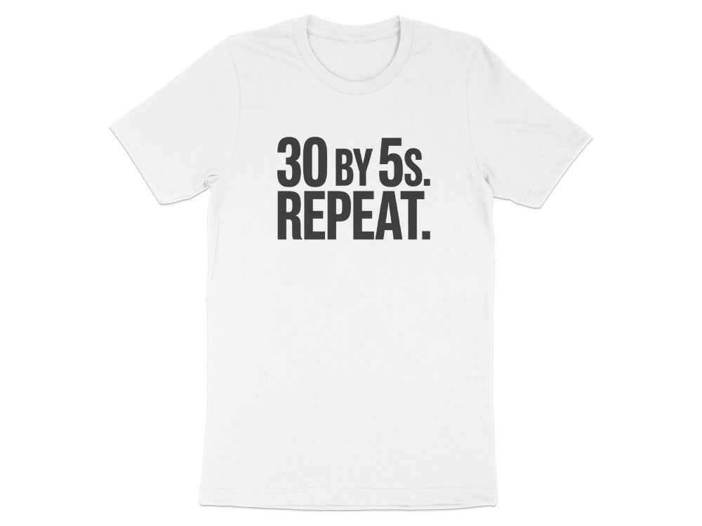 30 by 5s Repeat. Tee - Adverse Reactions