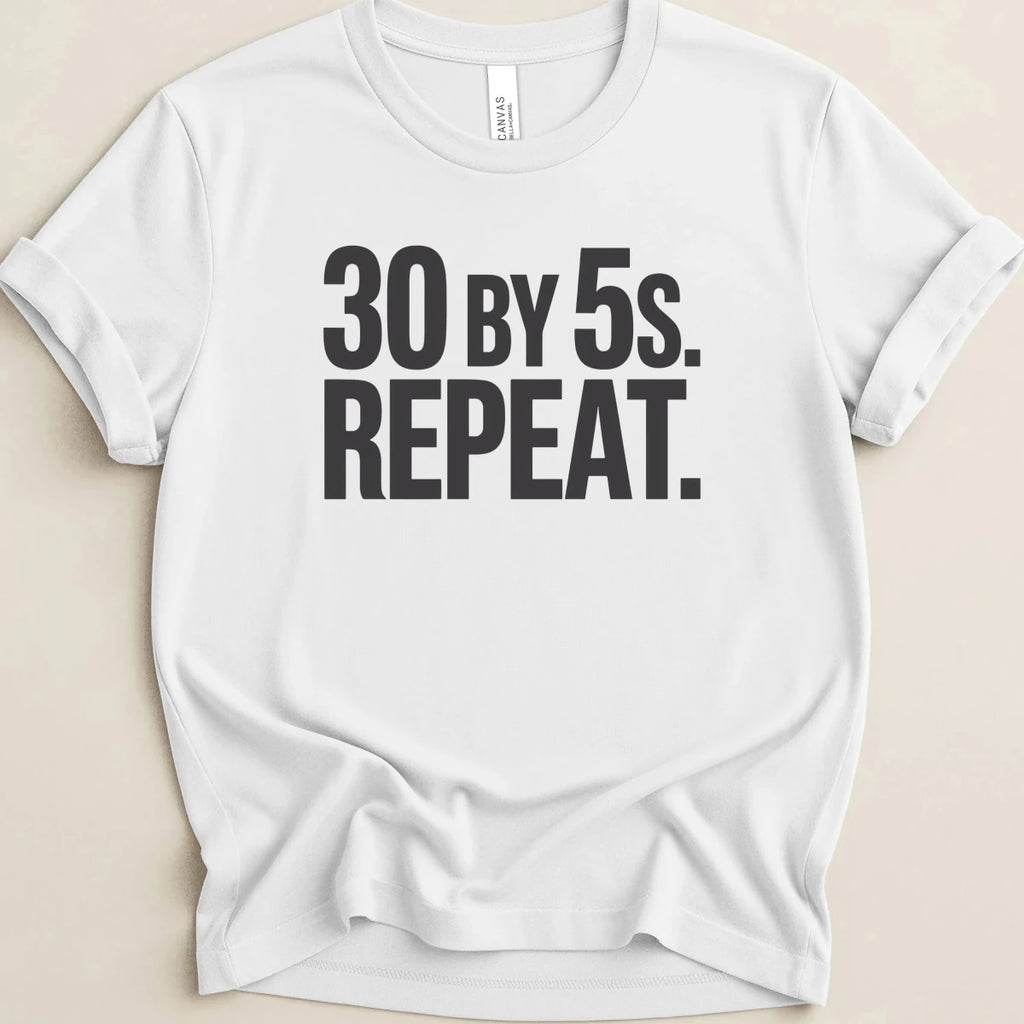 30 by 5s Repeat. Tee - Adverse Reactions