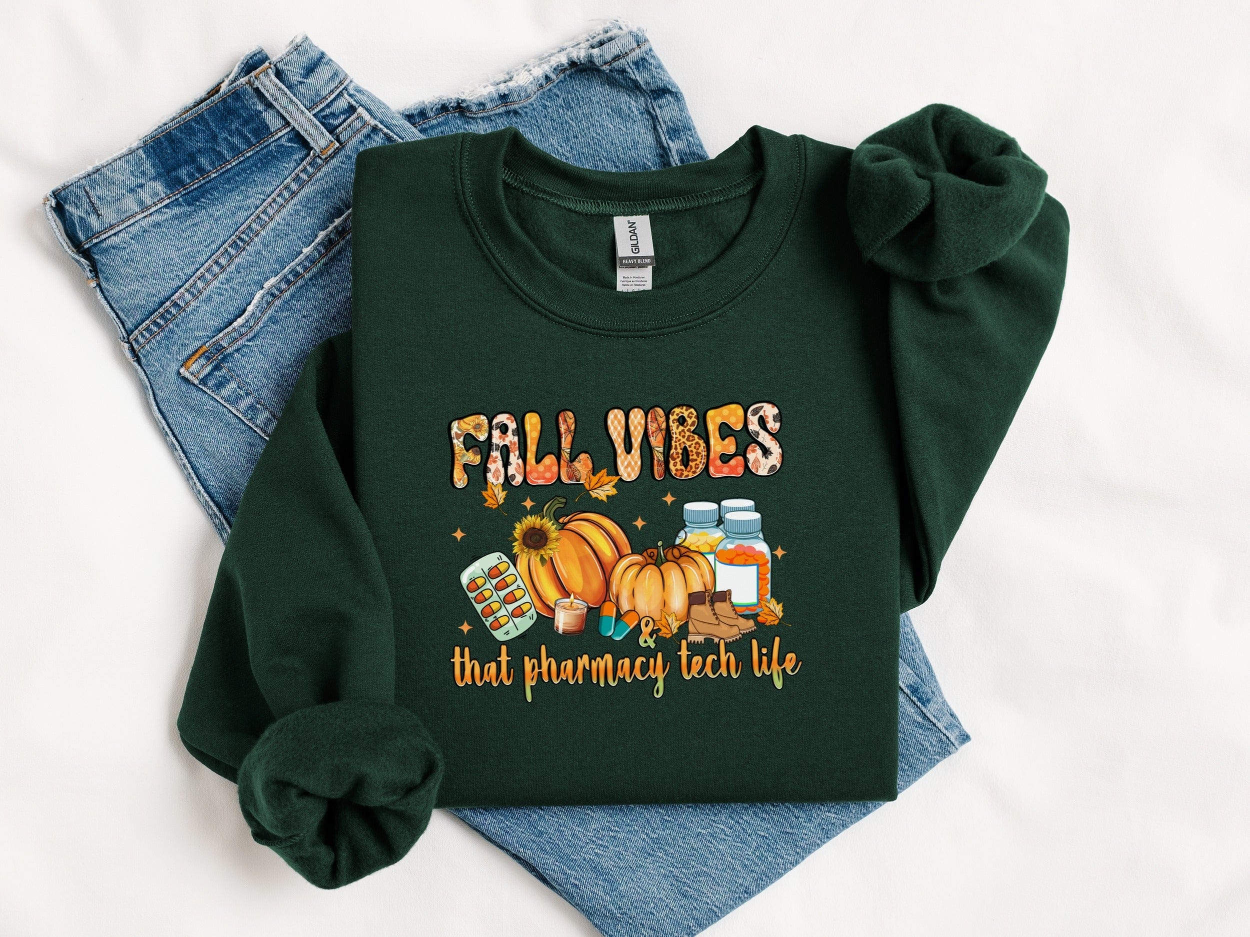 Fall Vibes That Pharmacy Tech Life Sweatshirt product type