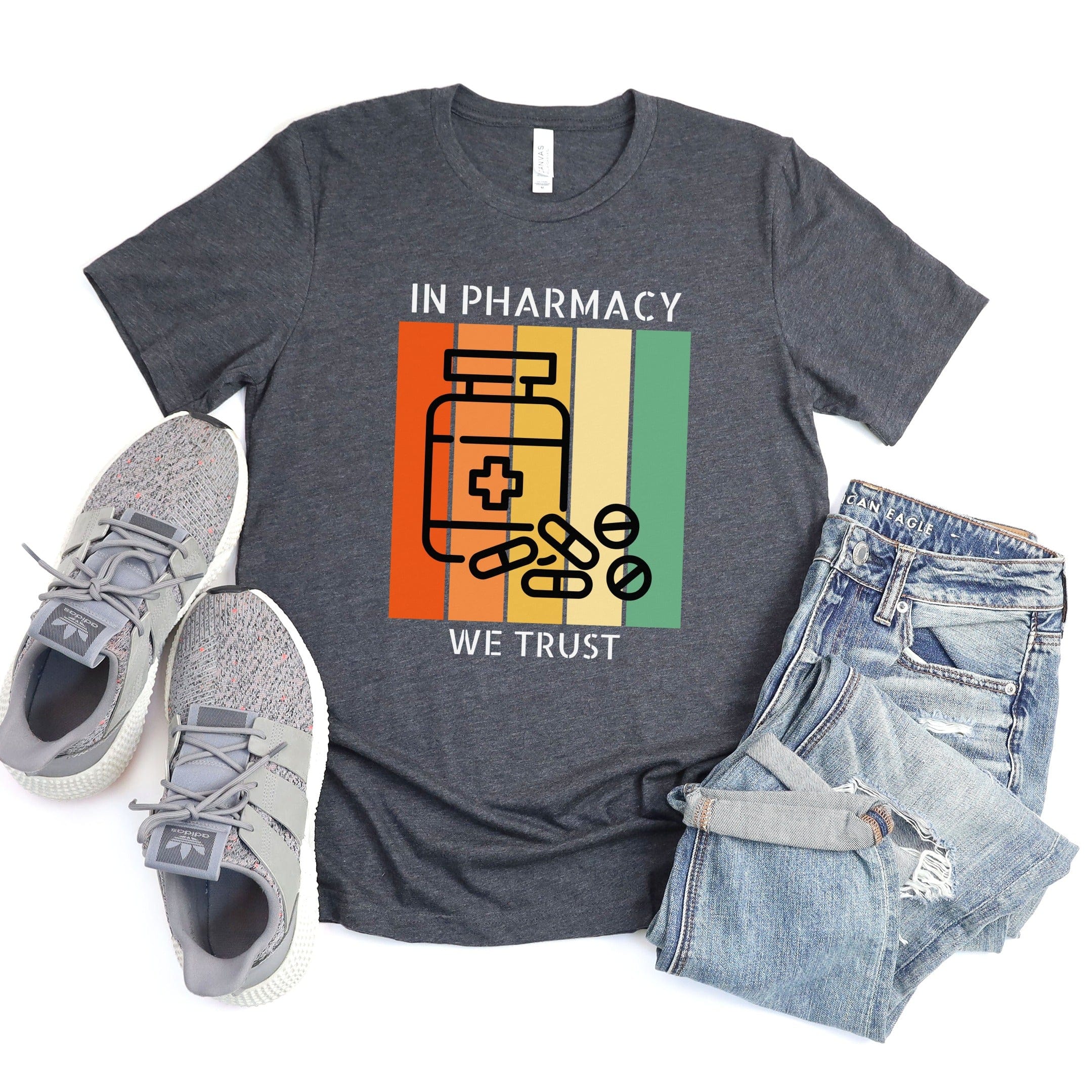 In Pharmacy We Trust Graphic Tshirt product type